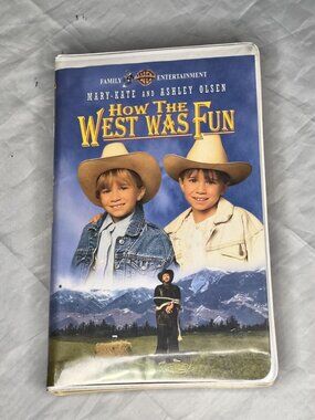 How the West Was Fun (VHS, 1996, Clam Shell) By Mary Kate And Ashley Olsen